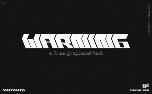Warning Font