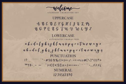Welcome Font 15