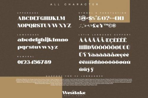 Westlake Serif Font 6