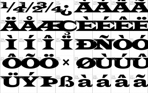 Wide Latin Font 3 (1)
