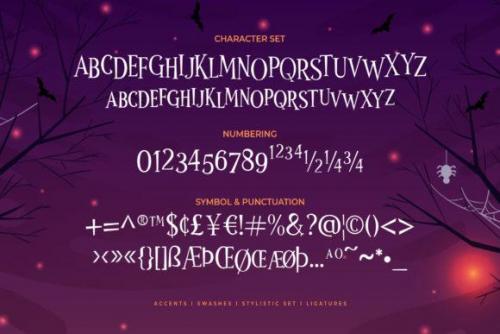 Wonder Night Display Font 9