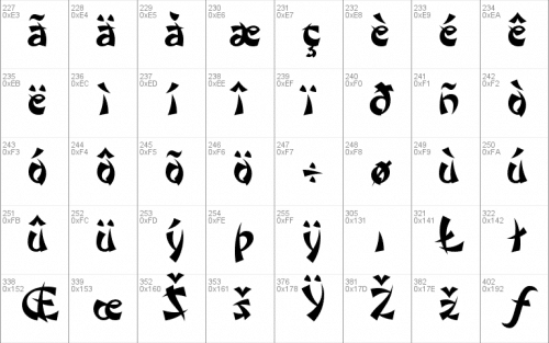 Wonton Font 4