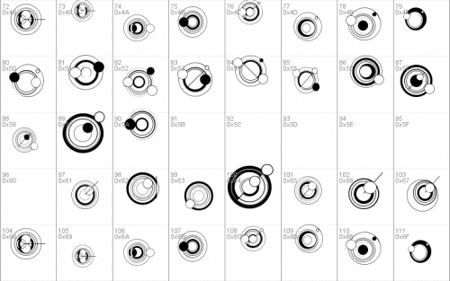 Ws Simple Gallifreyan Font 2