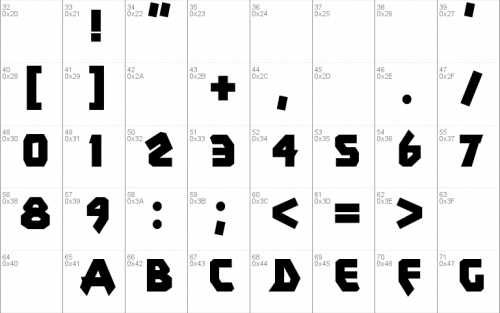 Xar Font 1
