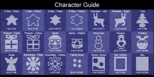 Xmas Sweater Stitch Font 1