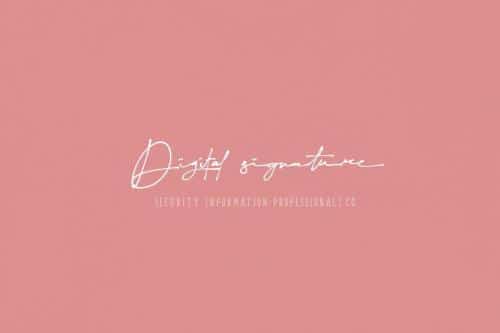 Yonitta Signature Script Font 5