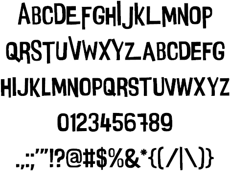 Your Shirt's Inside Out! Font
