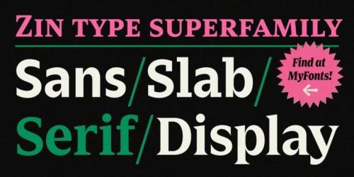 Zin Serif Font 4