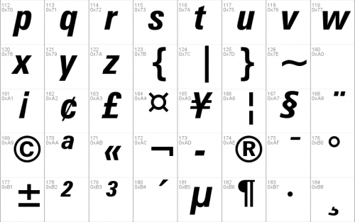 Zurich Font 2