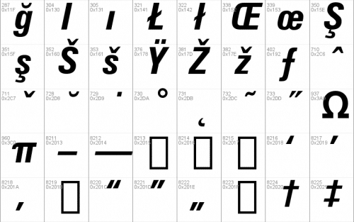 Zurich Font 4