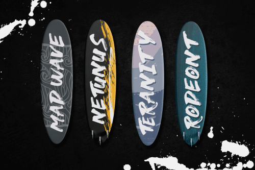 le Genoss Brush Font 3