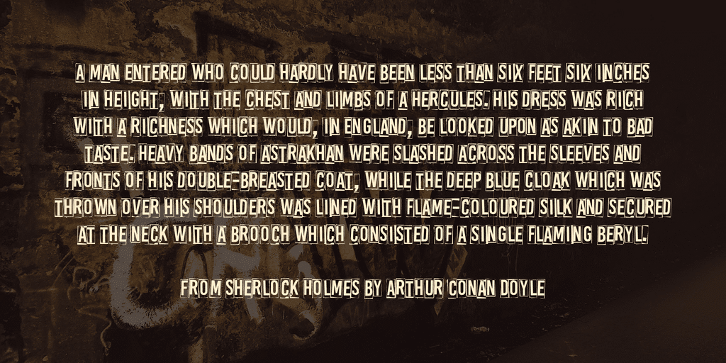 A Box For Font Family 1