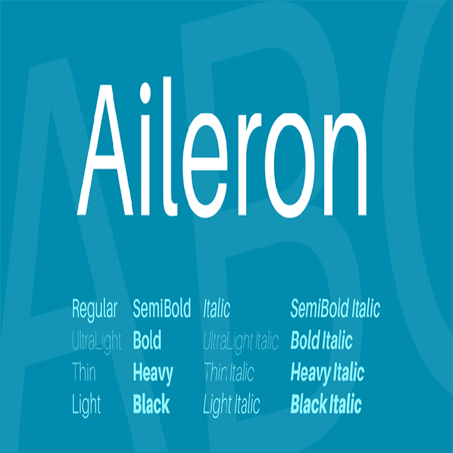 Aileron-Font-0