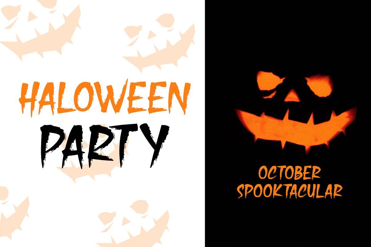 Avaka Davra Brush Font 4