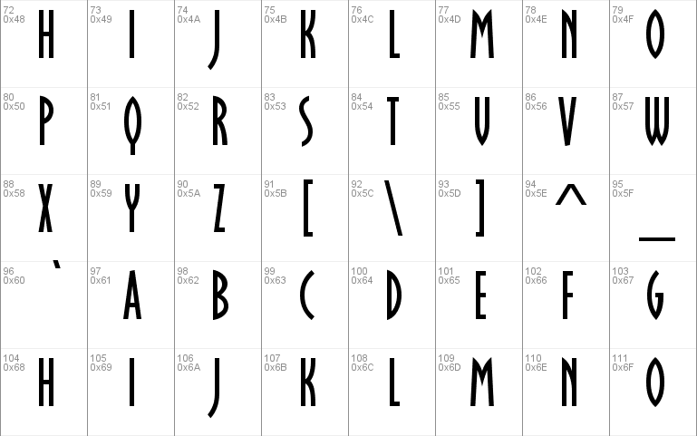 Becker Oklahoma Font 1