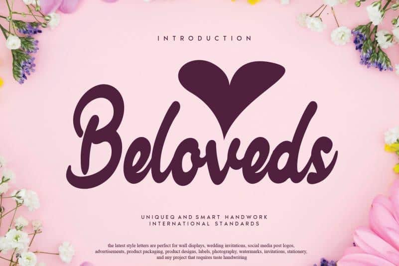 Beloveds Script Font