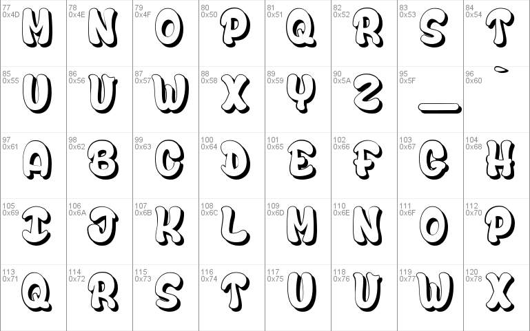 Bubble  Soap Font 1