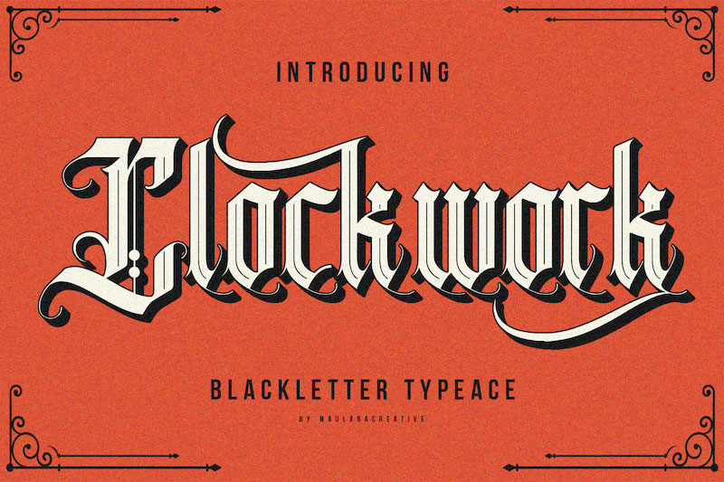 Clockwork Font