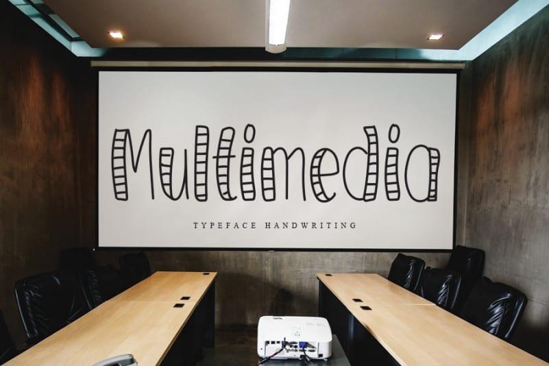 Dahlia Flowers Display Font 1