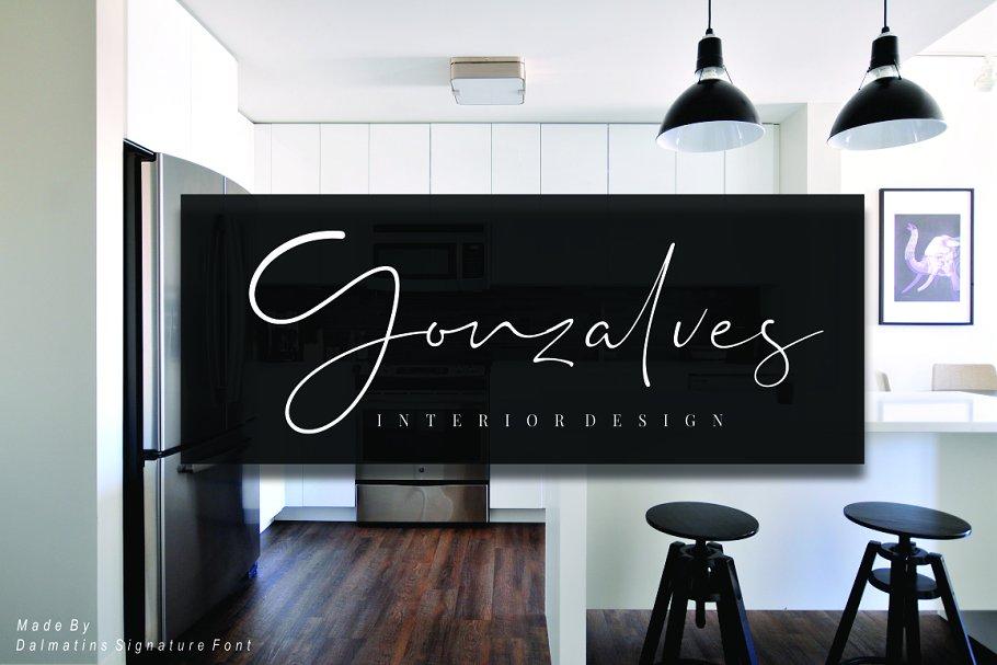 Dalmatins Signature Font  3