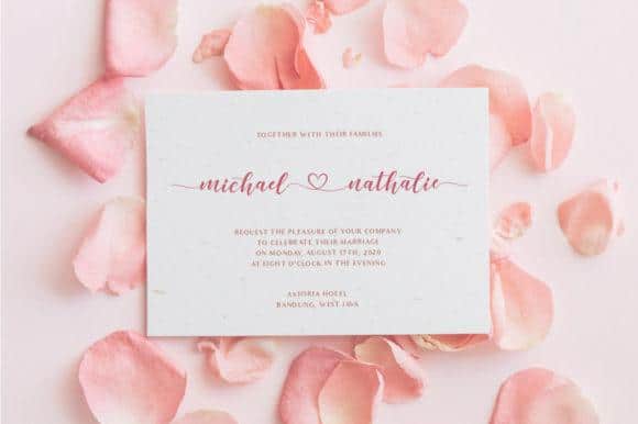 Dear Love Calligraphy Font  3