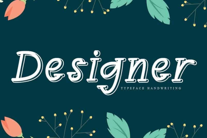 Designer Display Font