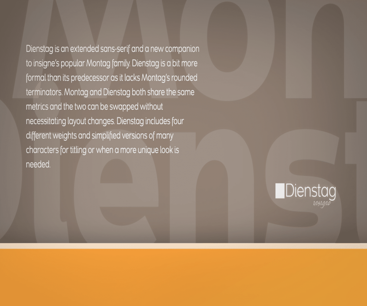 Dienstag-Font-0