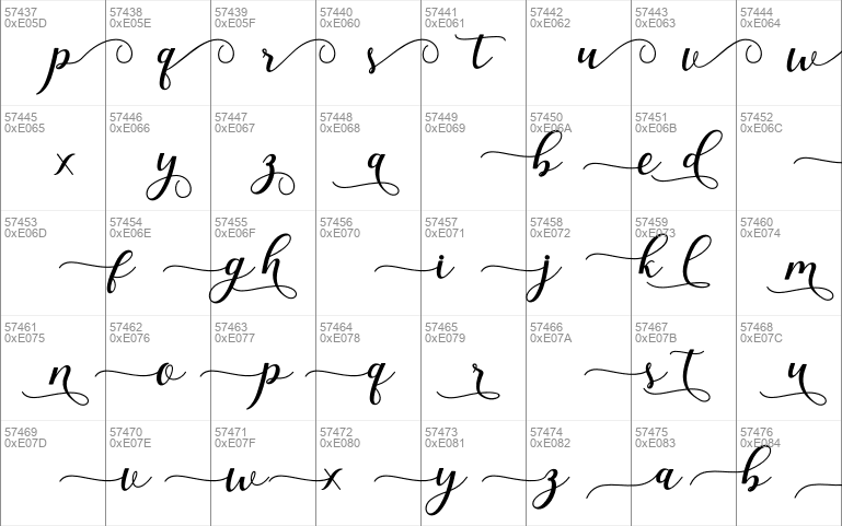 Elizabeth Calligraphy Font 5