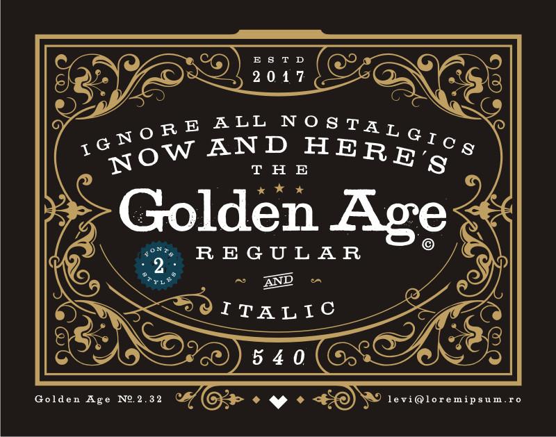 Golden Age Typeface