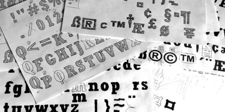 Hand Scribble Sketch Rock Font 2