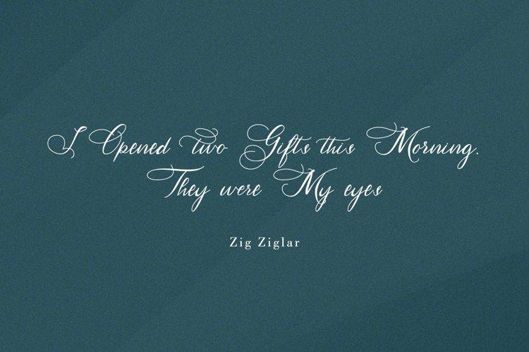 Hertina Calligraphy Font 1