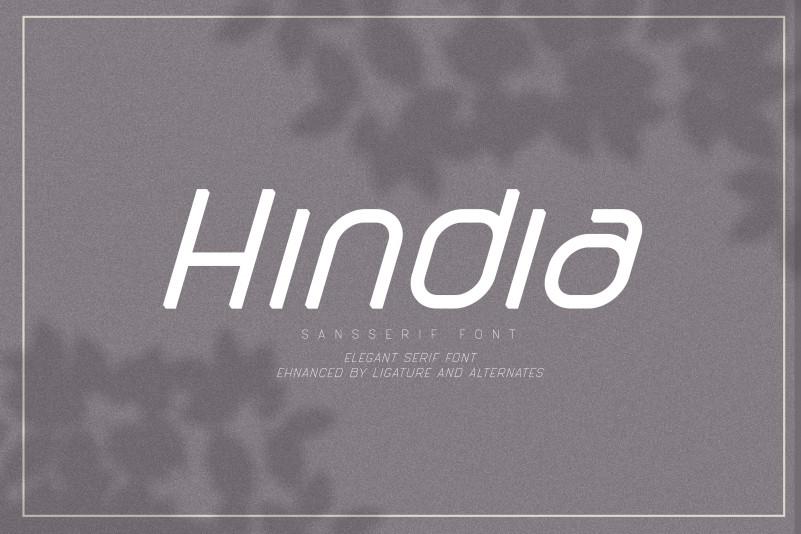 Hindia Sans Serif Font
