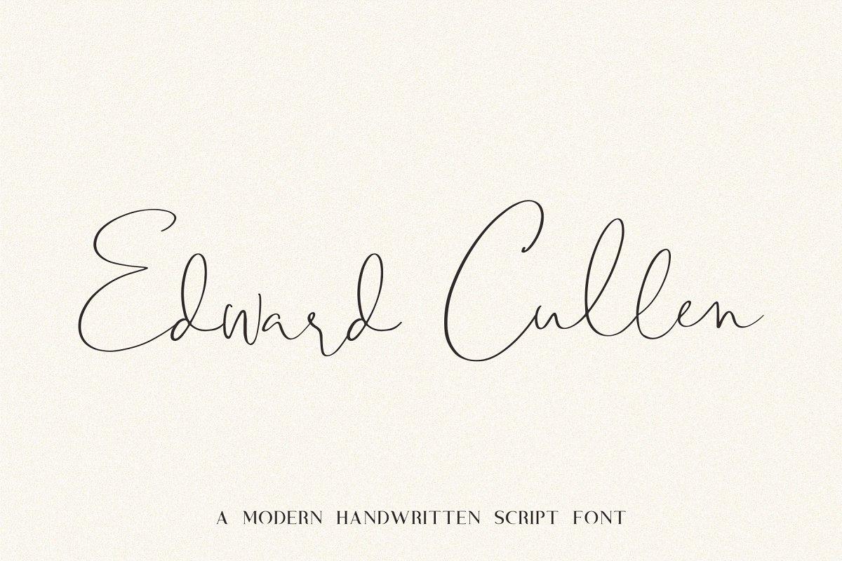 Kastangel Handwritten Font  6