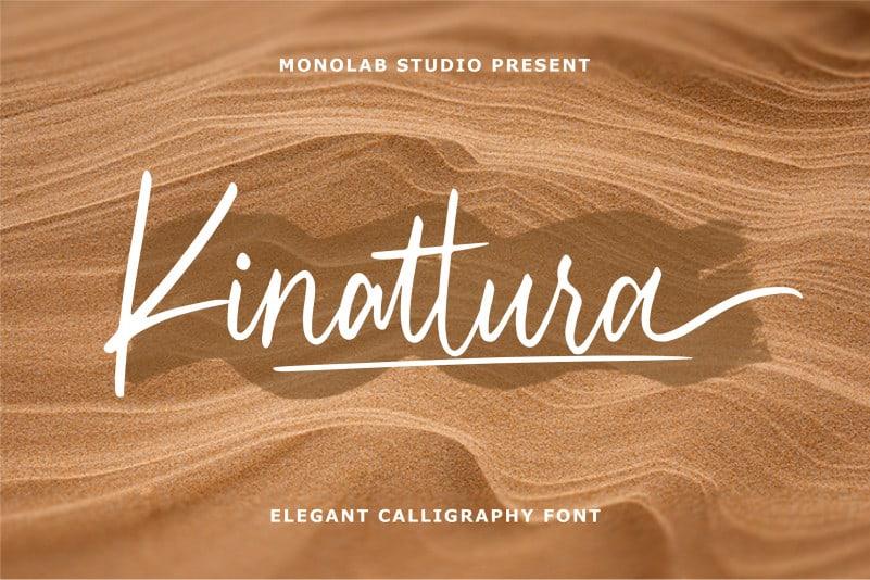 Kinattura Script Font