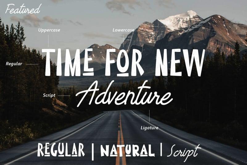 Limestone Ridge – Trio Adventure Font  1