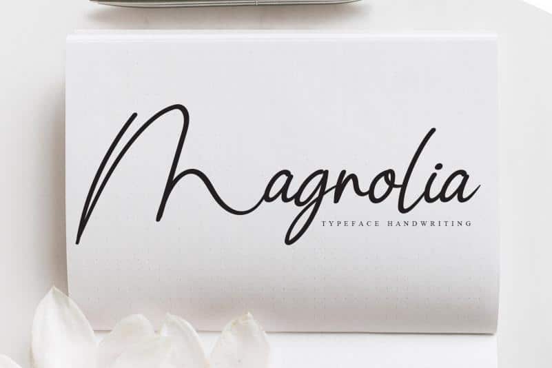 Magnolia Script Font
