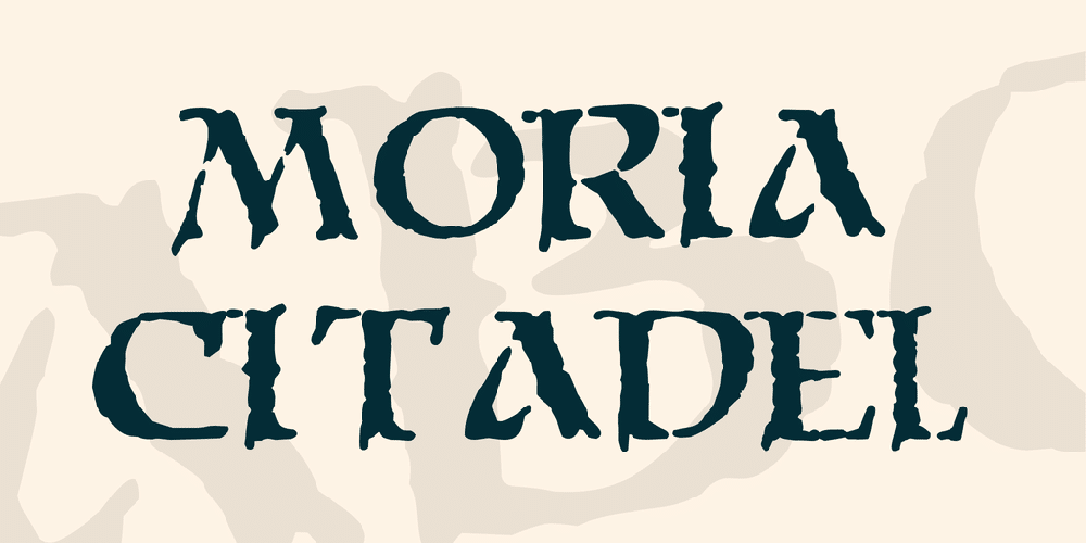 Moria Citadel Font