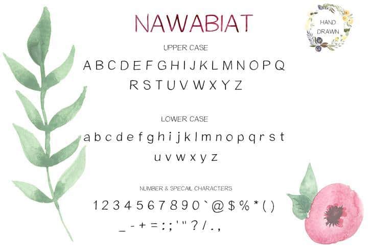 Nawabiat Font