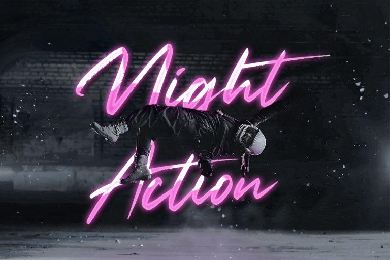 Neon Planet Display Font  2