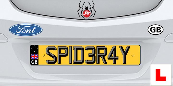 Registration Plate Uk Font 1