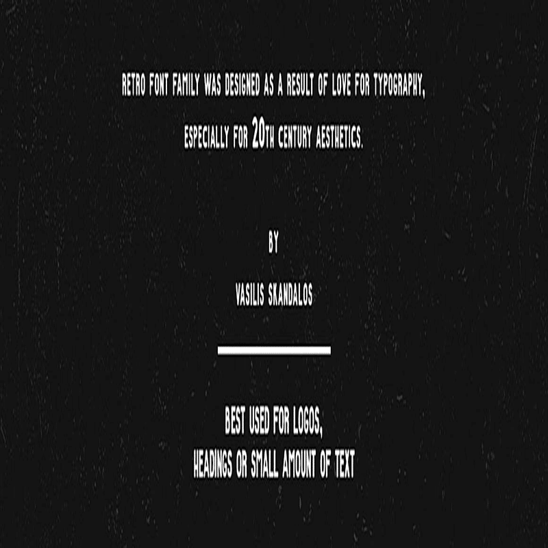 Retro-Sans--Serif-Font