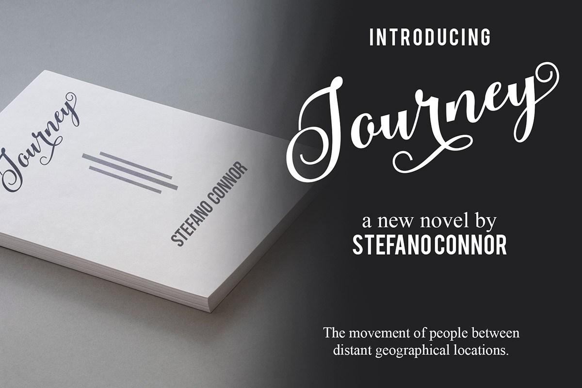 Rubeckia Calligraphy Font 1