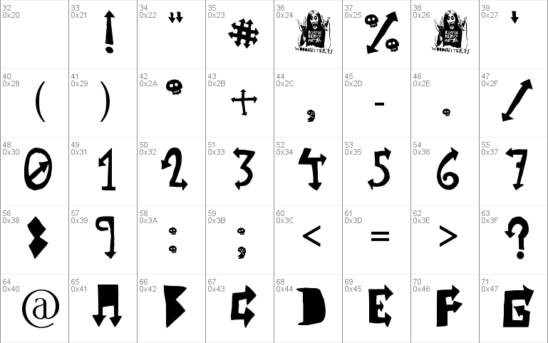 Rustic Heavy Metal Font 1