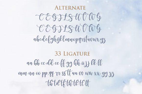 Santhin Script Font 2