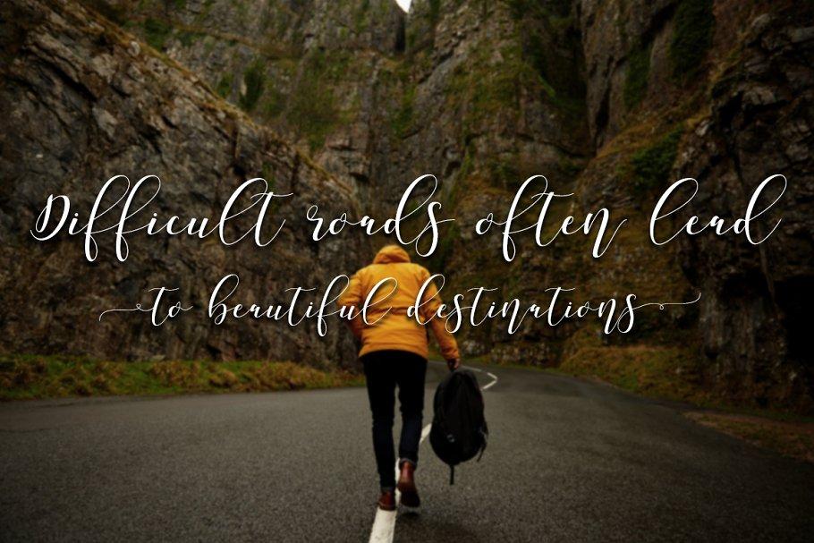 Shania Sweet Calligraphy Font 2