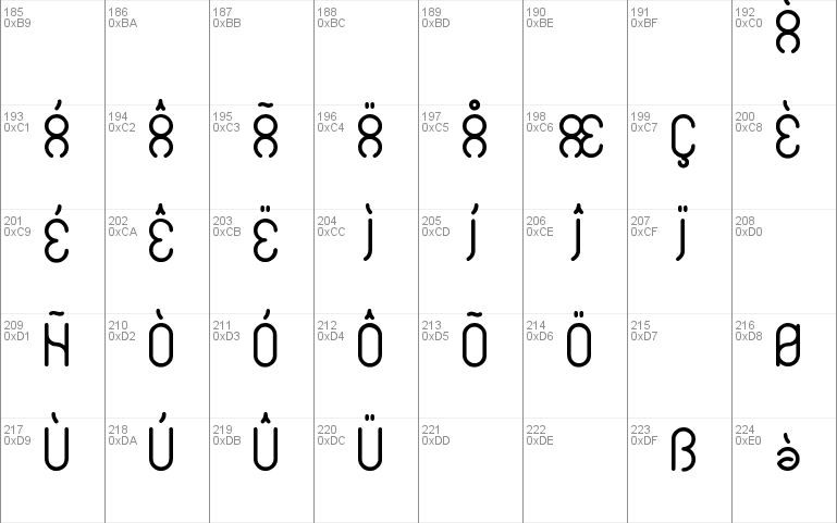 Simple Font  4