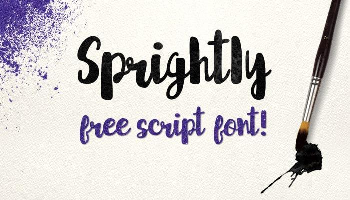 Sprightly Script Font
