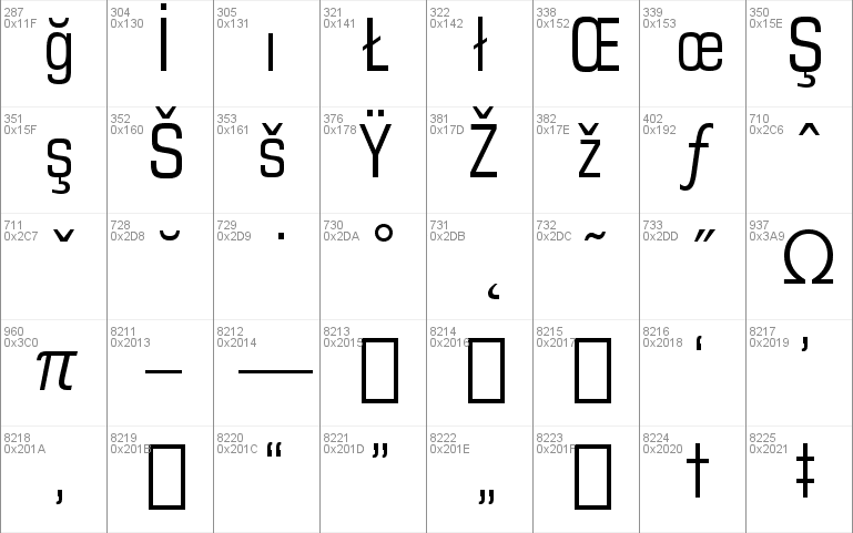 Square721 Cn BT Font 5