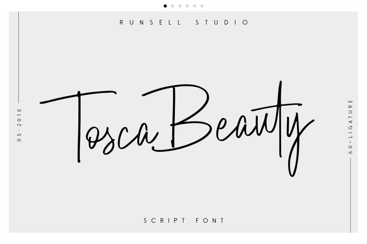 Tosca Beauty Script Font