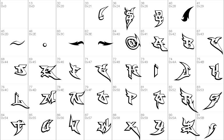 WildStyle Windows Font